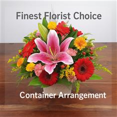 Finest Florist Choice Container Arrangement