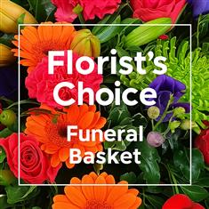 Florist Choice Funeral Basket