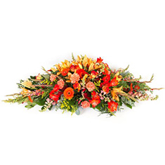 Autumnal Wild Casket Spray