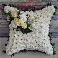 Chrysanthemum Based Cushion With Your choices