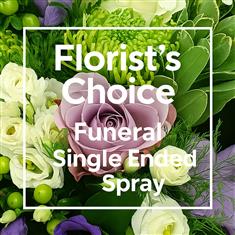 Florist Choice Funeral Single Ended Spray