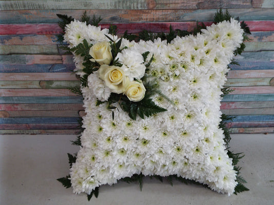 Chrysanthemum Based Cushion With Your choices.