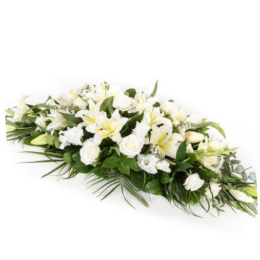White Lily Double Ended Spray