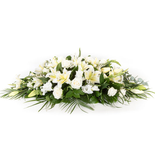 White Lily Double Ended Spray
